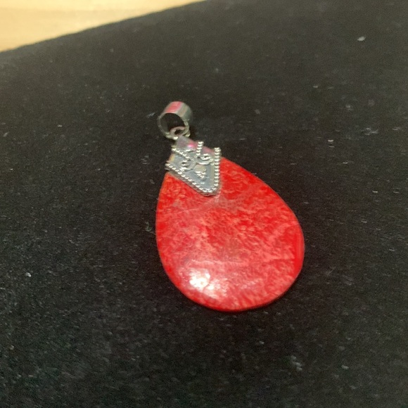 Sponge Coral Pendant in Sterling Silver - Picture 7 of 8